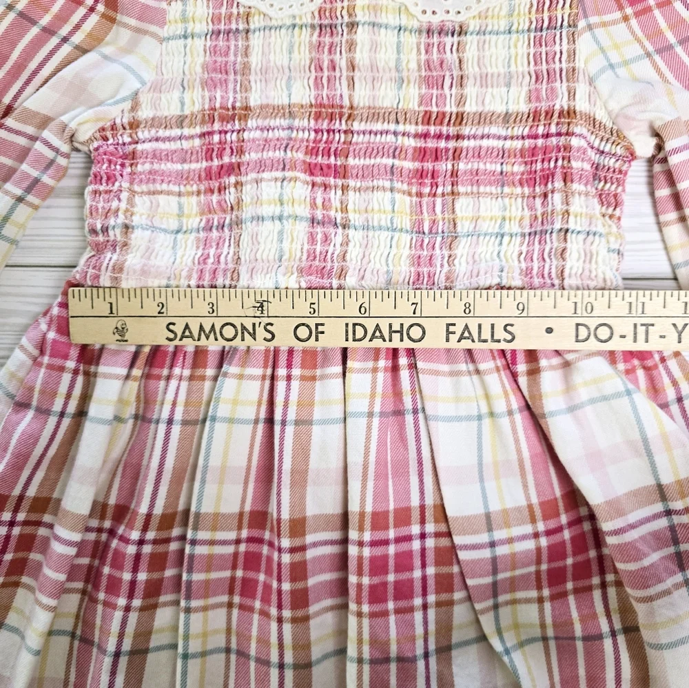 Wonder Nation‎ Toddler Girl Peach Vintage Style Dress-Size 5T - Picture 6 of 7